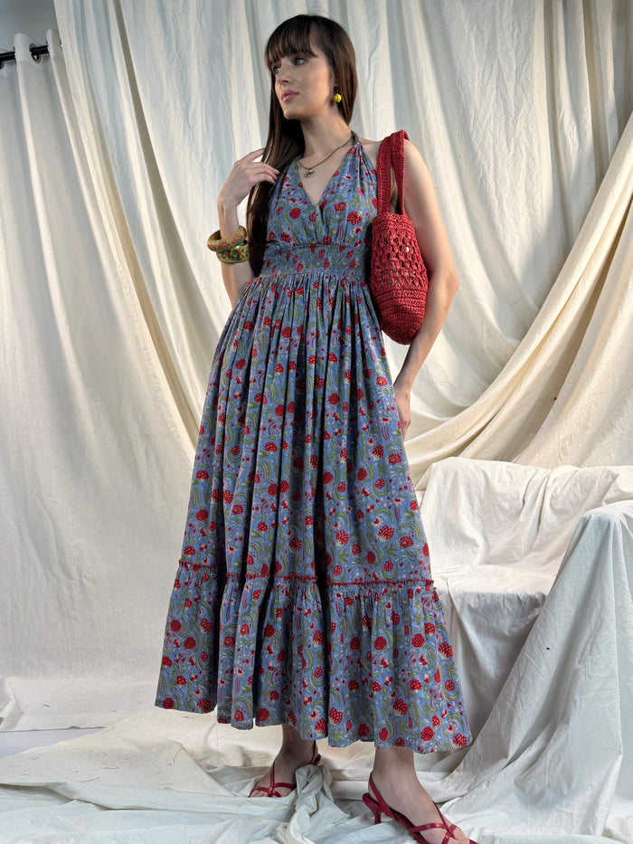 BOHO FLORAL DRESS