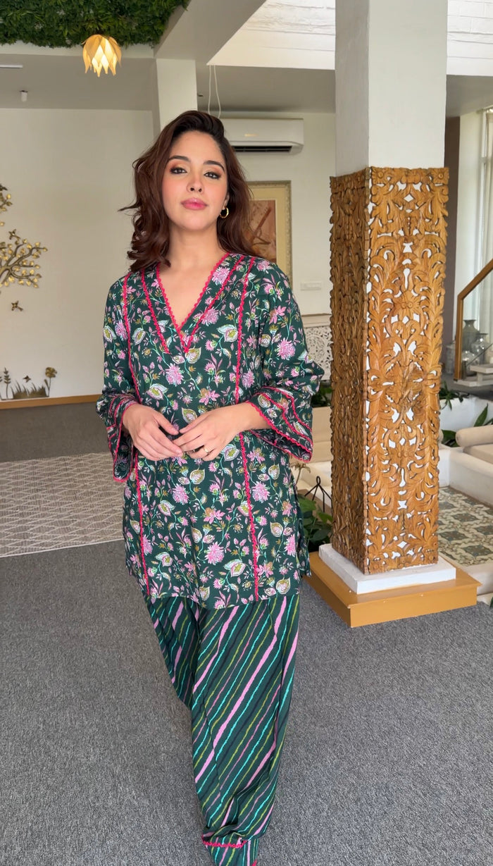 Emerald Farshi Salwar Set