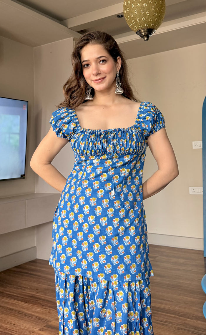 Teena Puff Sleeve Farshi Set