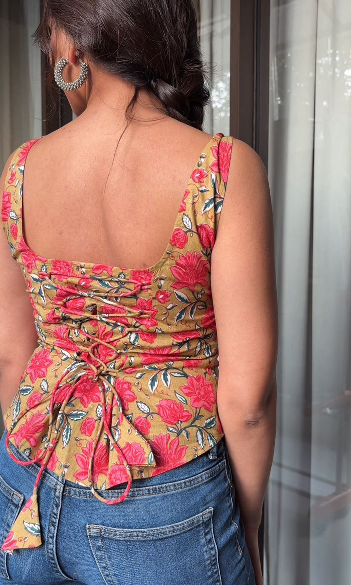 Phool Corset Top
